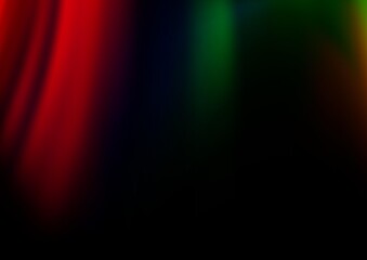 Dark Multicolor, Rainbow vector template with lava shapes.