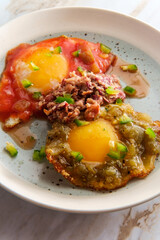 Mexican Huevos Divorciados Eggs