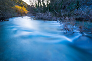 Salazar river, Foz de Arbayún, Salazar river, Navarra, Spain, Europe