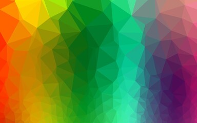 Light Multicolor, Rainbow vector blurry triangle texture.