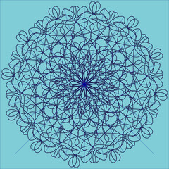 lace doily pattern mandala 