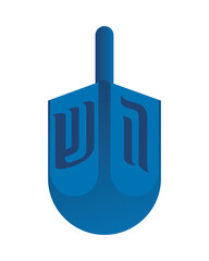 hanukkah dreidel celebration traditional icon
