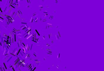 Light Purple vector background with straight lines.
