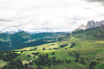 landscape with mountains