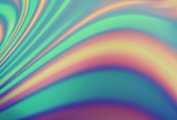 Light Blue, Green vector background with lava shapes.