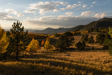 Sunset in the Colorado Mountains