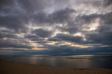 View from the Dune du Pilat, Arcachon, France