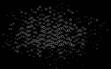 Light Silver, Gray vector template with circles.