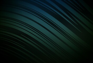 Obraz premium Dark Green vector colorful blur backdrop.