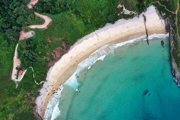 Aerial photos of precious beaches and coasts landscapes.