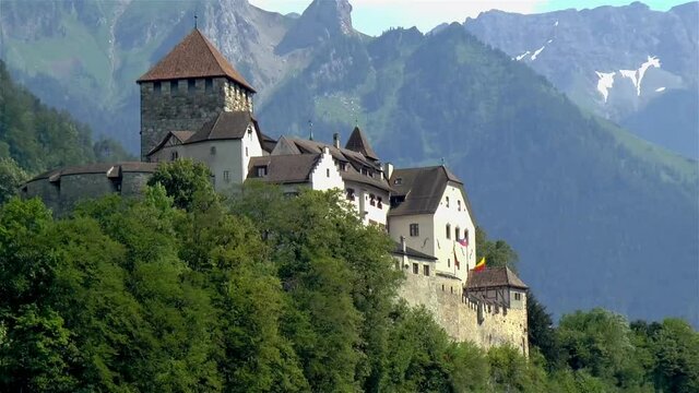 Liechtenstein Castle in Vaduz, Liechtenstein.