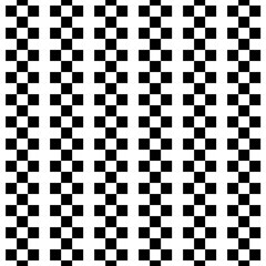 Fototapeta premium Checks pattern. Squares illustration. Tiles wallpaper. Seamless ornament. Ethnic motif. Shapes backdrop. Forms background. Digital paper, textile print, web design, abstract image. Vector artwork.