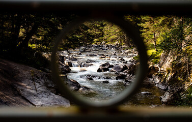 river in the mountains