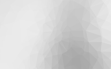 Light Silver, Gray vector blurry triangle pattern.
