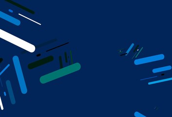 Light Blue, Green vector backdrop with long lines.