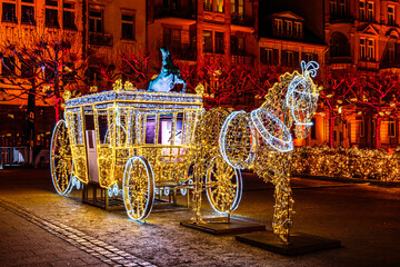 Wiesbaden, Luisenplatz, 17.12.2020.