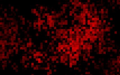 Dark Red vector background with rectangles.