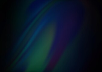 Dark BLUE vector background with lava shapes.