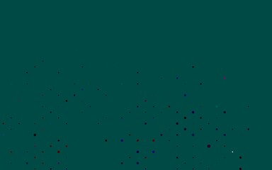 Light Multicolor, Rainbow vector backdrop with dots.