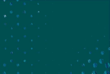 Light blue vector pattern with spheres.