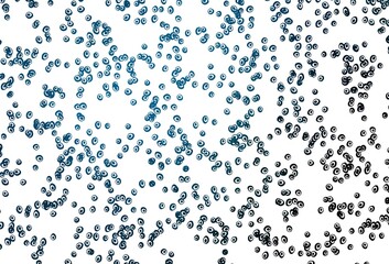 Light BLUE vector texture with disks.