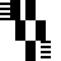 Rectangles, figures seamless pattern. Geometrical print. Lines, strokes background. Modern wallpaper. Contemporary ornament. Geometric backdrop. Vector. Digital paper, textile print, abstract image.