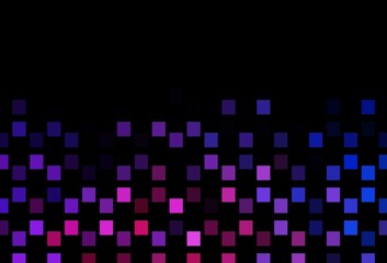 Dark Blue, Red vector cover with polygonal style.