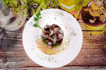 Tapas in Puerto de la Cruz typical spanish tapas
A tapa is a small appetizer that is usually served with wine in tapas bars, but also with beer.