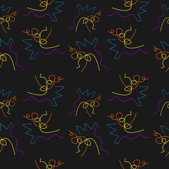 abstract seamless pattern for textile usable