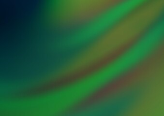 Light Green vector glossy abstract background.