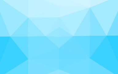 Light BLUE vector abstract polygonal cover.