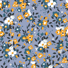 Trendy Floral Seamless Pattern and Background - 400093391