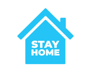 Stay Home quarantine coronavirus epidemic illustration for social media, stay home . vector