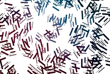 Dark purple vector template with repeated sticks.