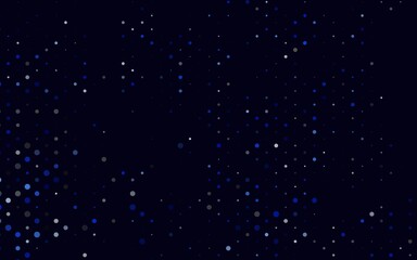 Light BLUE vector template with circles.