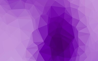 Light Purple vector polygonal pattern.