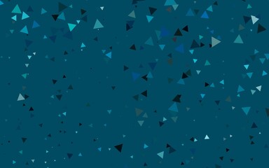 Light BLUE vector pattern in polygonal style.