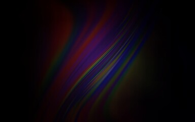 Dark Gray vector blurred shine abstract background. Glitter abstract illustration with gradient design. New style for your business design.