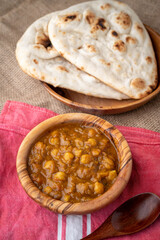 channa masala, traditional indian food
