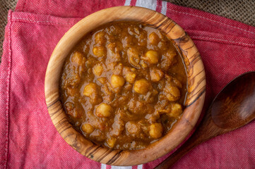 channa masala, traditional indian food