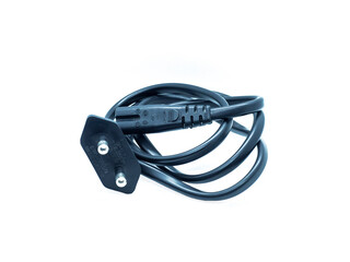 Fototapeta premium Canon EOS 5D mark iv battery charger cable isolated on white background.