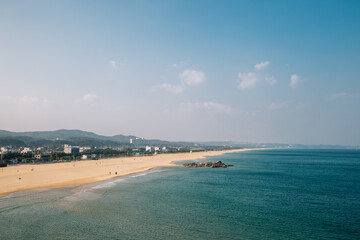 Hajodae beach in Yangyang, Korea