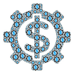 Recursive composition from financial options. Flat vector financial options composition is designed from random itself financial options elements.
