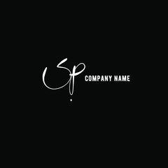 SP initial handwriting monogram name
