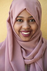 african muslim business woman portrait