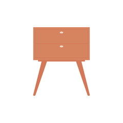 Isolated small table household items icon- Vector