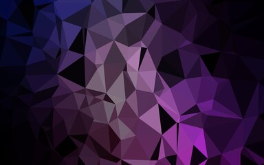 Dark Purple, Pink vector low poly texture.