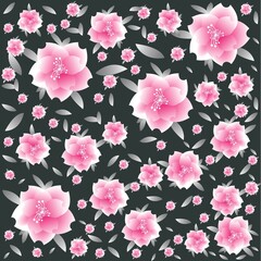 floral vector for fashion or wallpaper or print