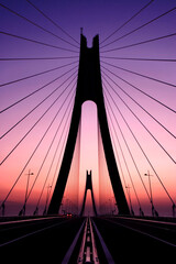 Obraz premium Bridge and Cables