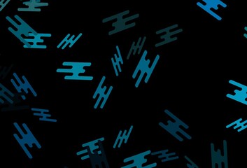 Dark BLUE vector layout with flat lines.